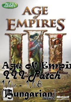 Box art for Age of Empires III Patch 1.0x - 1.08 (Hungarian)