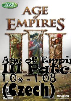 Box art for Age of Empires III Patch 1.0x - 1.08 (Czech)