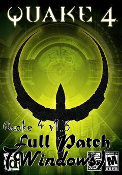 Box art for Quake 4 v1.3 Full Patch (Windows)