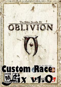 Box art for Custom Race Fix v1.0