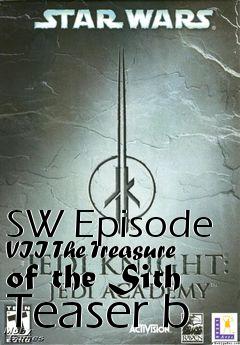 Box art for SW Episode VII The Treasure of the Sith Teaser b