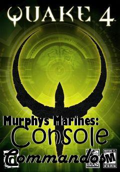 Box art for Murphys Marines:  Console Commandos