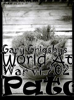 Box art for Gary Grigsbys World At War v1.202 Patch