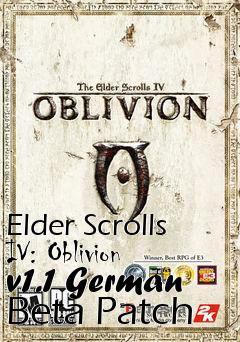 Box art for Elder Scrolls IV: Oblivion v1.1 German Beta Patch