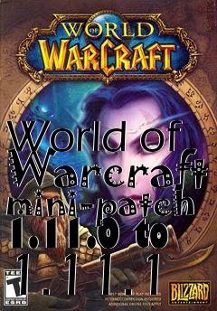 Box art for World of Warcraft mini-patch 1.11.0 to 1.11.1