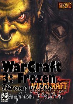 Box art for WarCraft 3: Frozen Throne v1.20e English Patch