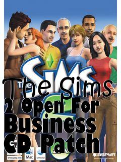 Box art for The Sims 2 Open For Business CD Patch