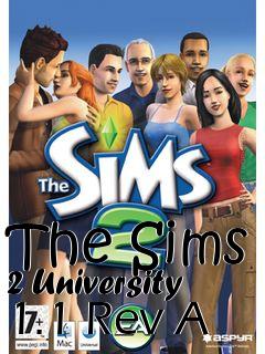 Box art for The Sims 2 University 1.1 Rev A