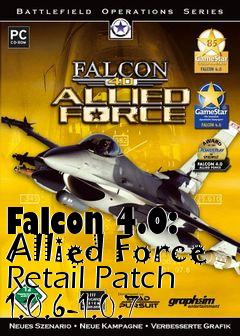 Box art for Falcon 4.0: Allied Force Retail Patch 1.0.6-1.0.7