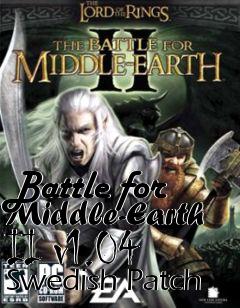 Box art for Battle for Middle-Earth II v1.04 Swedish Patch