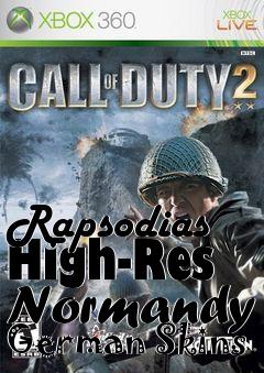 Box art for Rapsodias High-Res Normandy German Skins