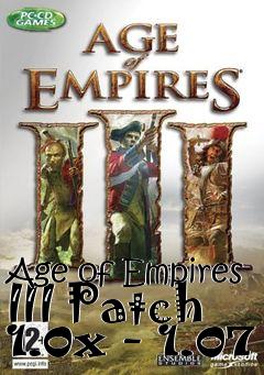 Box art for Age of Empires III Patch 1.0x - 1.07