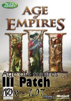 Box art for Age of Empires III Patch 1.0x - 1.07