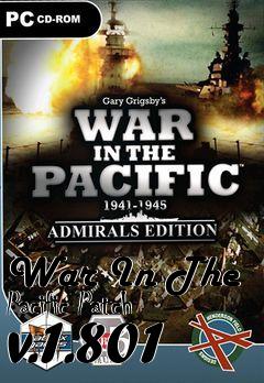 Box art for War In The Pacific Patch v.1.801