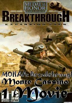 Box art for MOHAA: Breakthrough Monte Cassino 1 Movie