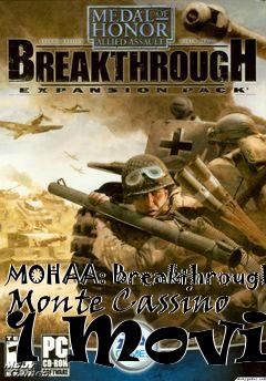 Box art for MOHAA: Breakthrough Monte Cassino 1 Movie