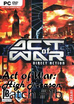 Box art for Act of War: High Treason Patch #1b