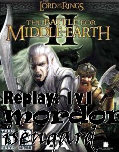 Box art for Replay: 1v1 mordor v isengard