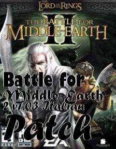 Box art for Battle for Middle-Earth 2 v1.03 Italian Patch