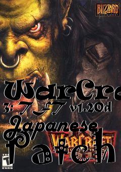 Box art for WarCraft 3: TFT v1.20d Japanese Patch