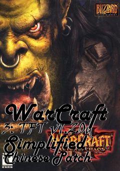 Box art for WarCraft 3: TFT v1.20d Simplified Chinese Patch