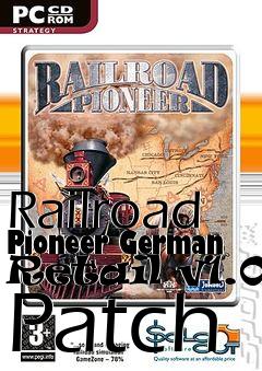 Box art for Railroad Pioneer German Retail v1.07 Patch