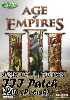 Box art for Age of Empires III Patch v1.06 (Polish)