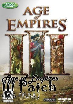 Box art for Age of Empires III Patch v1.06 (Polish)