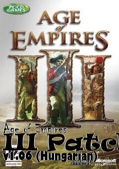 Box art for Age of Empires III Patch v1.06 (Hungarian)