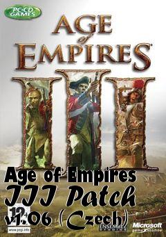 Box art for Age of Empires III Patch v1.06 (Czech)