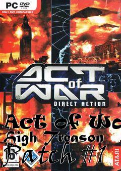 Box art for Act of War: High Treason Patch #1