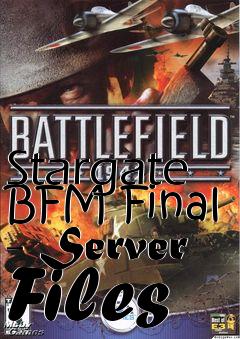 Box art for Stargate BFM Final - Server Files