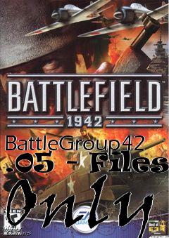 Box art for BattleGroup42 .05 - Files Only