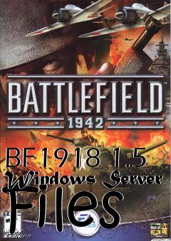 Box art for BF1918 1.5 Windows Server Files