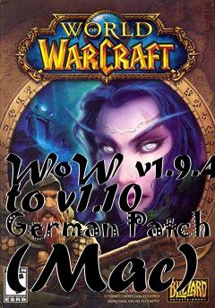 Box art for WoW v1.9.4 to v1.10 German Patch (Mac)