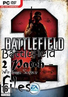 Box art for Battlefield 2 Patch - Windows Server Files