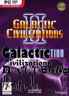 Box art for Galactic Civilizations II v1.1 Beta Patch