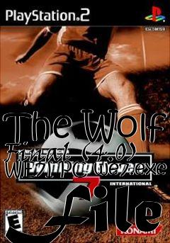 Box art for The Wolf Final (4.0) WE7I PC we7.exe File