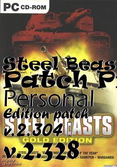 Box art for Steel Beasts Patch Pro Personal Edition patch v.2.304  v.2.328