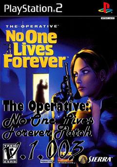 Box art for The Operative: No One Lives Forever Patch v.1.003