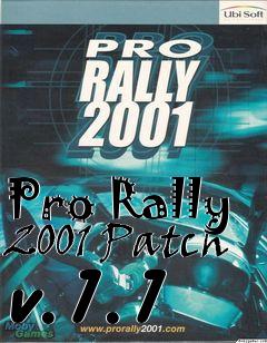 Box art for Pro Rally 2001 Patch v.1.1