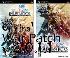 Box art for Original War Patch v.2.0.1.1