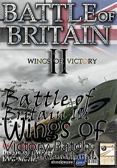 Box art for Battle of Britain II: Wings of Victory Patch v.2.12 International