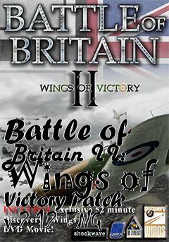 Box art for Battle of Britain II: Wings of Victory Patch v.2.12 ENG
