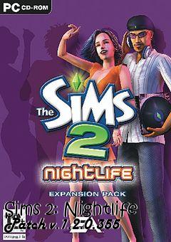 Box art for Sims 2: Nightlife Patch v.1.2.0.355