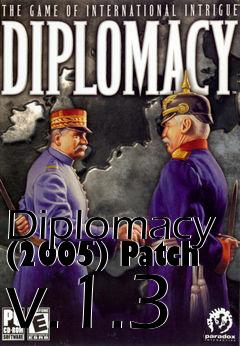 Box art for Diplomacy (2005) Patch v.1.3