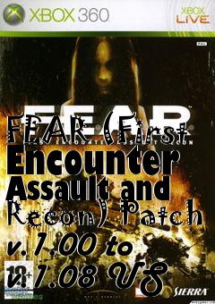 Box art for FEAR (First Encounter Assault and Recon) Patch v.1.00 to v.1.08 US