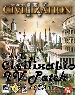 Box art for Sid Meiers Civilization IV Patch v.1.74 retail