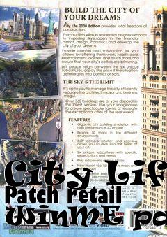 Box art for City Life Patch retail WinME patch