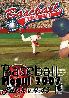 Box art for Baseball Mogul 2007 Patch v.9.43